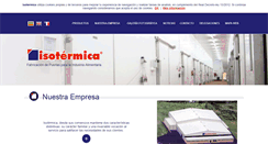 Desktop Screenshot of isotermica.es